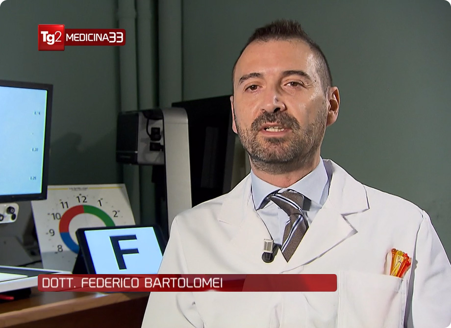 Federico Bartolomei a Tg2 Medicina 33
